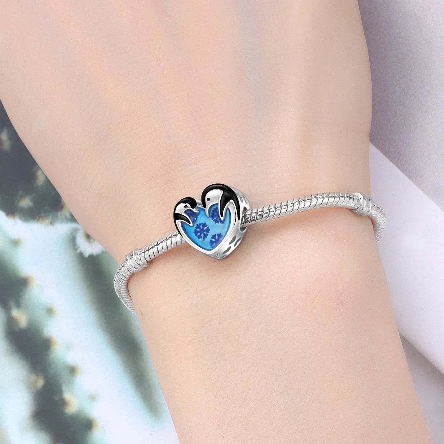 Ocean Series 925er Sterlingsilber, Wal, Schildkröte, kleiner Fisch, Qualle, Delfin, blauer Charm, passend für DIY-Armband, Halskette, Party-Schmuck