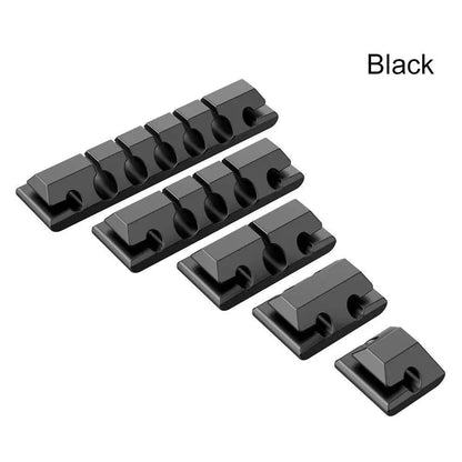 Silikon-Kabelorganisator, USB-Datenkabel-Aufwickler, flexibles Kabelmanagement, Kabelclips für Maus, Kopfhörer, Ohrhörer, Auto-Kabelhalter