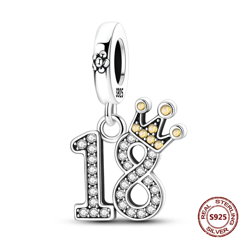 Teufelsaugen-Charm aus 925er Silber, Original-Hand der Fatima, blauer Zirkon, Kreuz, blaue Augen, passend für Armbänder, DIY-Herstellung von Schmuck, Geschenk