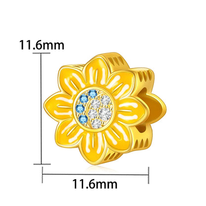 Heißer Verkauf 925er Sterlingsilber Löwenperlen & Chamäleon Baumeln Charm Fit Schlangenarmband Boutique Halskette Goldener Anhänger Geschenk