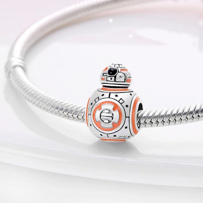 925 Sterling Silber Charms Heiße Star Wars Serie Mandalorianer Helm Anhänger Perlen Original Damen Armbänder DIY Schmuck Geschenke