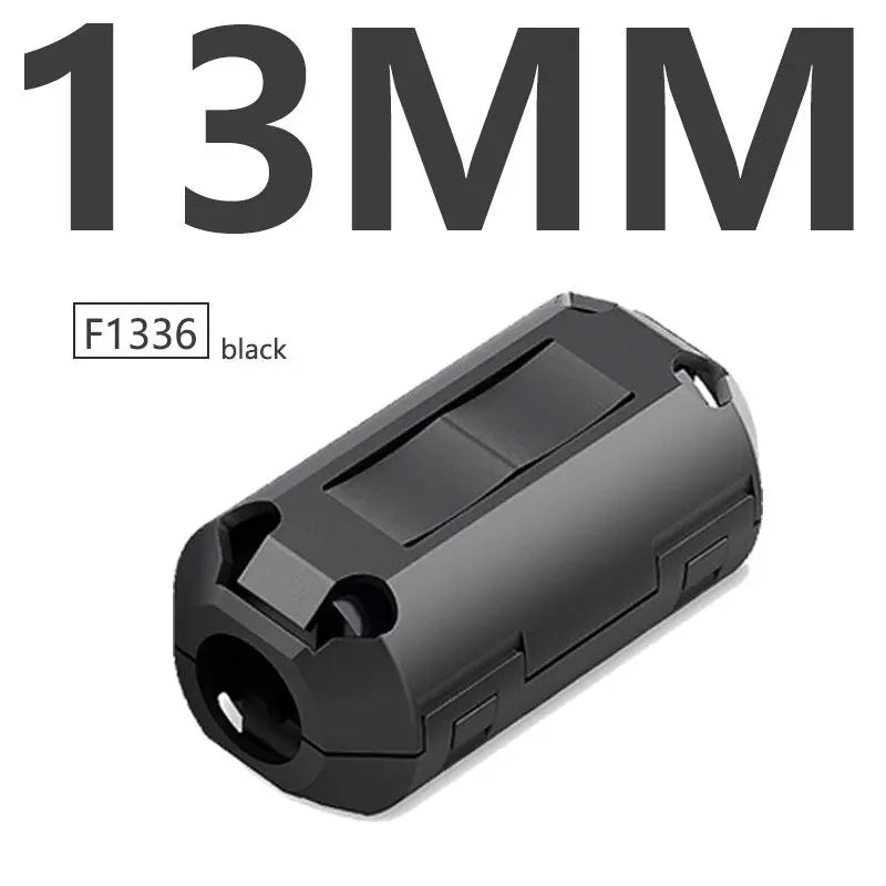 DIVEDEER Clip-on Magnetringfilter, abnehmbarer EMI-Unterdrücker, Datenkabel-Anti-Interferenz- und elektromagnetische Abschirmung