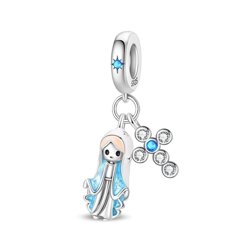 Profound 925 Sterling Silber Parfümflasche Schleife Ballettschuhe Rock Wolke Charm Passend für DIY Armband Halskette Charmante Geschenke