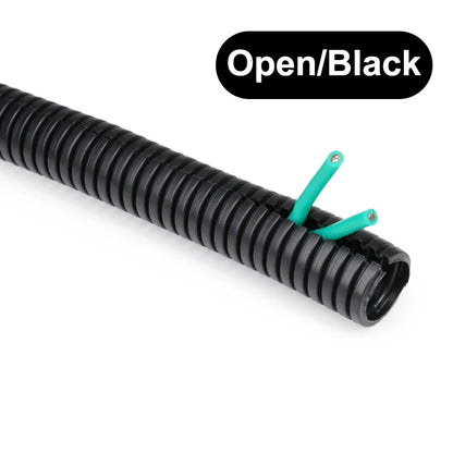 3/8M PP Isoliertes Rohr AD 11,6mm - 34,5mm Wellrohr für Automobil-Kabelbäume, Motorausrüstung und Leitungsschutz