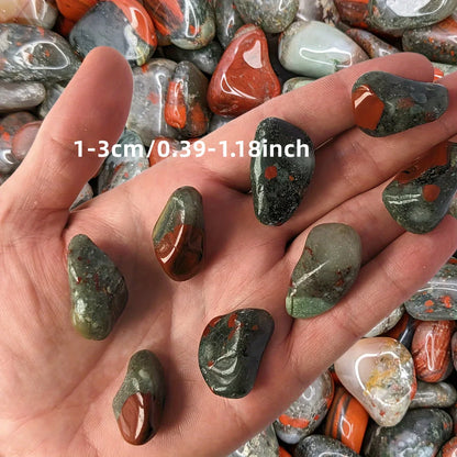 Natura Afrikanischer Blutstein, Partikel aus afrikanischem Blutstein, natürlicher Blutstein, Kristallgeschenk