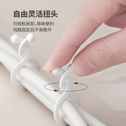 30 Teile/satz Hause Greifer Kabel Management Wickler Kabel Organizer Clips Wicklung Gerät Draht Finishing Clip