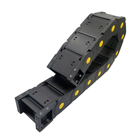 JFLO 45-Serie, 1 Meter, beidseitig offen, Drahtträger, Kabelschleppkette, CNC-Kanalübertragungsteile, Schleppleine, Dichtungstyp
