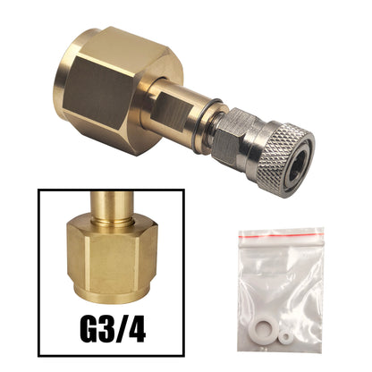 HPA CO2 Kohlendioxid-Tank CGA320 G3/4 W21.8 Mutter Nippelanschlüsse 8 mm Schnellkupplung Soda Maker Mineralwasser
