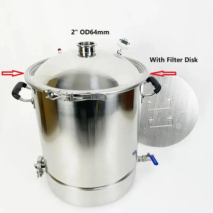 Verdickter Dichtungsring aus lebensmittelechtem Silikon für den Deckel des Tanks, Außendurchmesser 350 mm Dichtung für Destillation, Brauen, Whisky oder Brandy