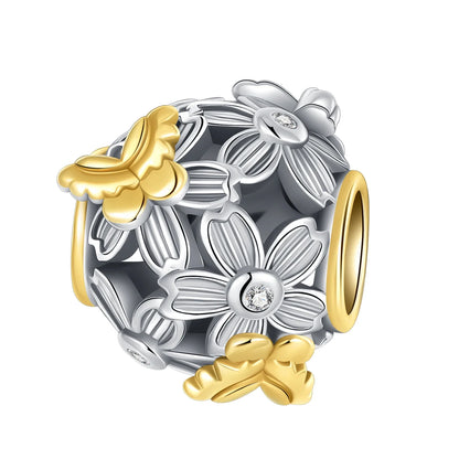 Charms-Perlen aus 925er-Sterlingsilber, modisches Biene- und Honigglas, Sonnenblume, Herbstserie, passend für Original-Armbänder, DIY-Schmuckherstellung