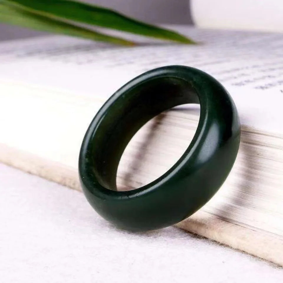 Natürliche Jade Ring Männer Frauen Heilung Edelstein edlen Schmuck echte Myanmar Jadeit hohe Eis qualität eine burma blaue Wasser Jade Ringe