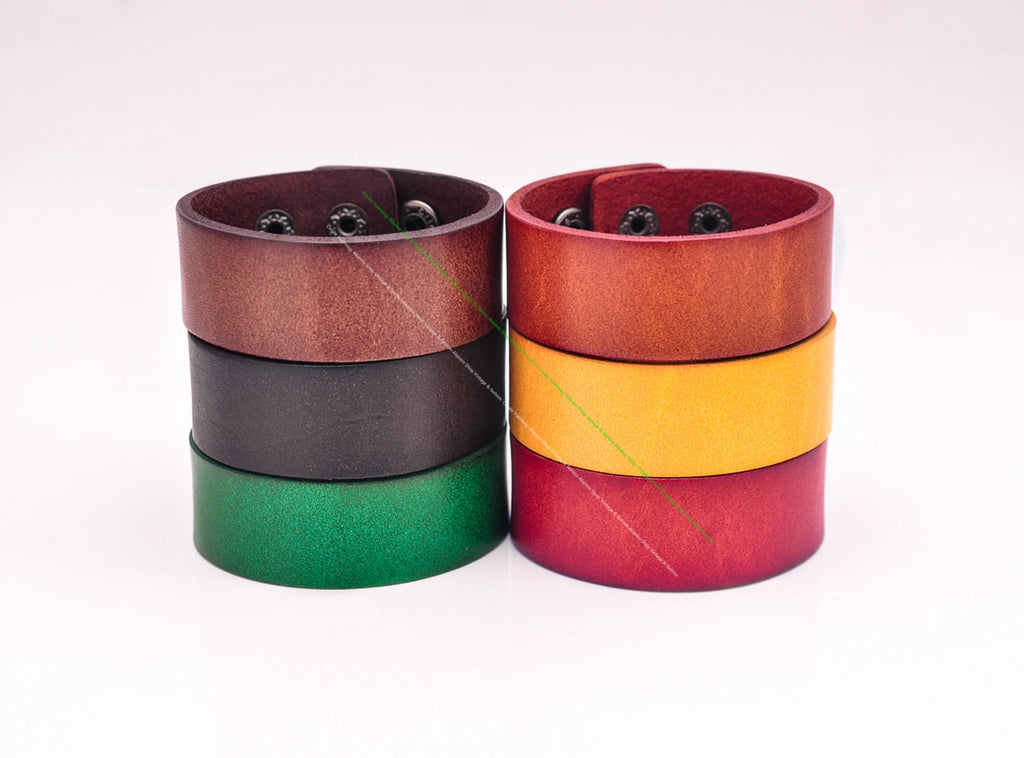 2,5 cm Bandbreite G601 Dunkelbraun Simply Stylish Single Wrap Echtleder Armband Armband Herren