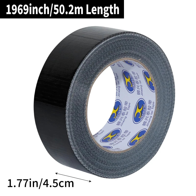 Hochleistungs-Stoffklebeband, 45 mm breit, 11 mil dick, wasserdicht, stark haftendes Stoffband für Reparaturen, DIY-Bastelarbeiten, mehrfarbig, 1 Rolle