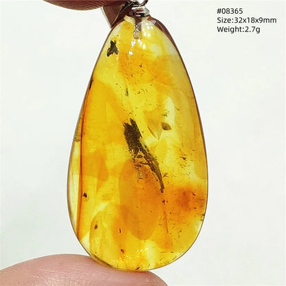 Natürlicher Bernstein-Anhänger Blumenförmiger Gelber Baltischer Bernstein Damen Herren Schmuck Reiki-Stein Burma AAAAAAA