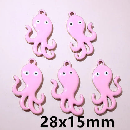 10 Stück 2 Größen Edelstahl Seestern Charms Anhänger Emaille DIY Schmuck Herstellung Zubehör Zubehör Zubehör Armband Halskette Ohrringe