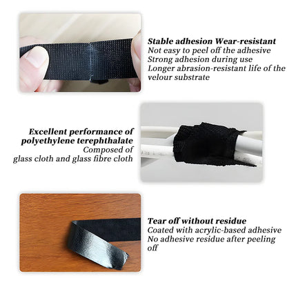 15 m Isolierband, hitzebeständiges, flammhemmendes Klebeband, Kfz-Stoff-Gewebeband, wasserdichter Kabel-Organizer, Klebebänder