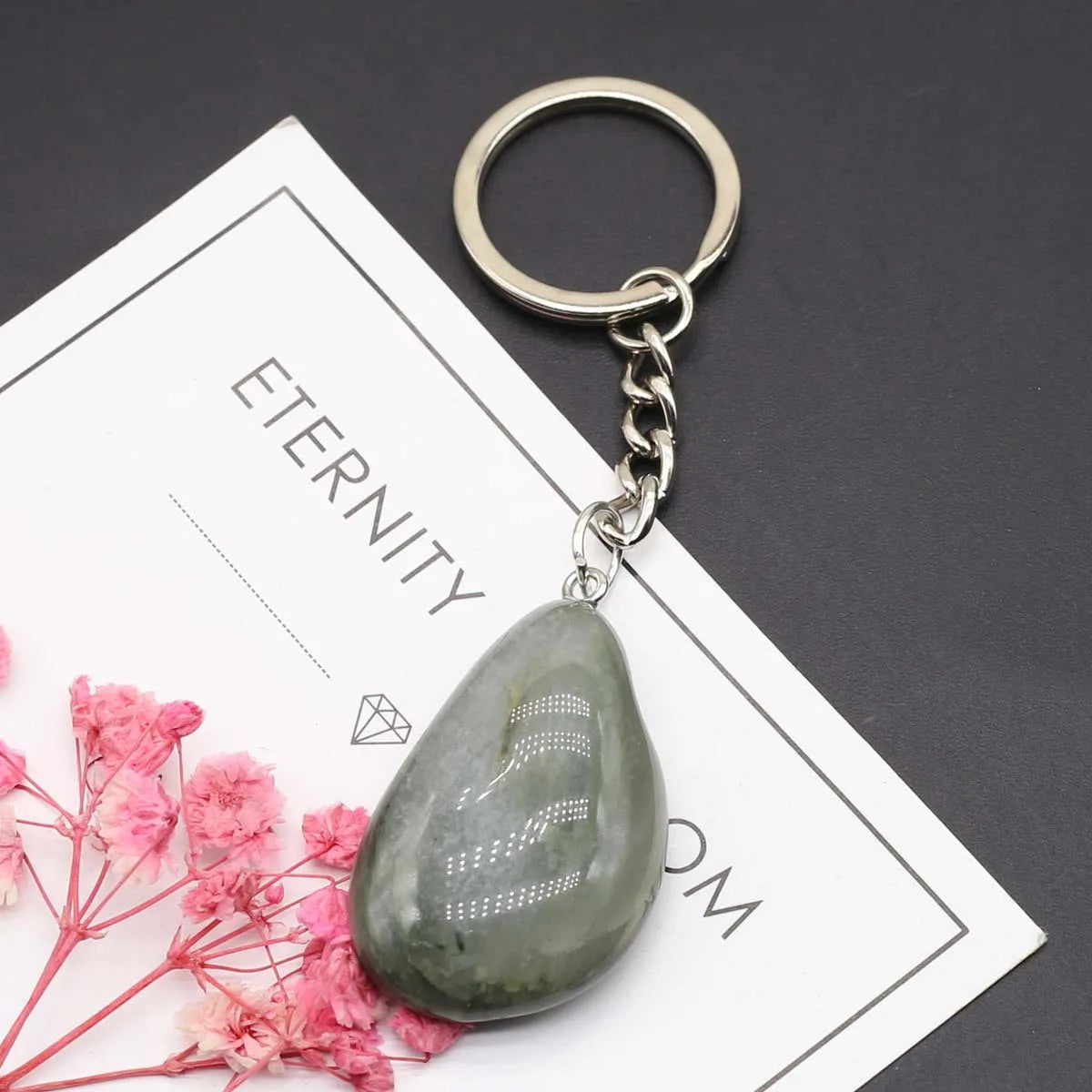 Natürliche rohe Erz Schlüssel anhänger Edelstein Reiki Heilung Quarz Achat Citrin unregelmäßige Stein Anhänger Charms diy Schmuck machen Zubehör