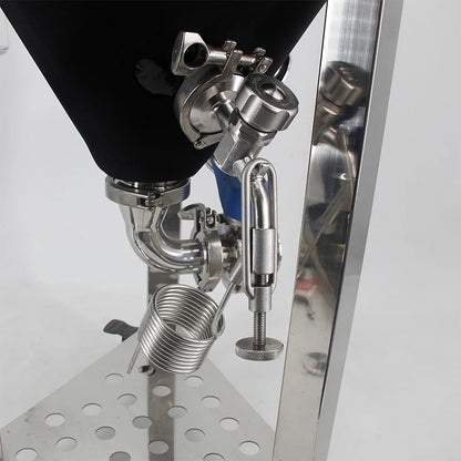 Marke Neue 1,5 "TC Probe Ventil Probenahme Spule 304 Edelstahl Konische Fermenter Zubehör Kostenloser Versand