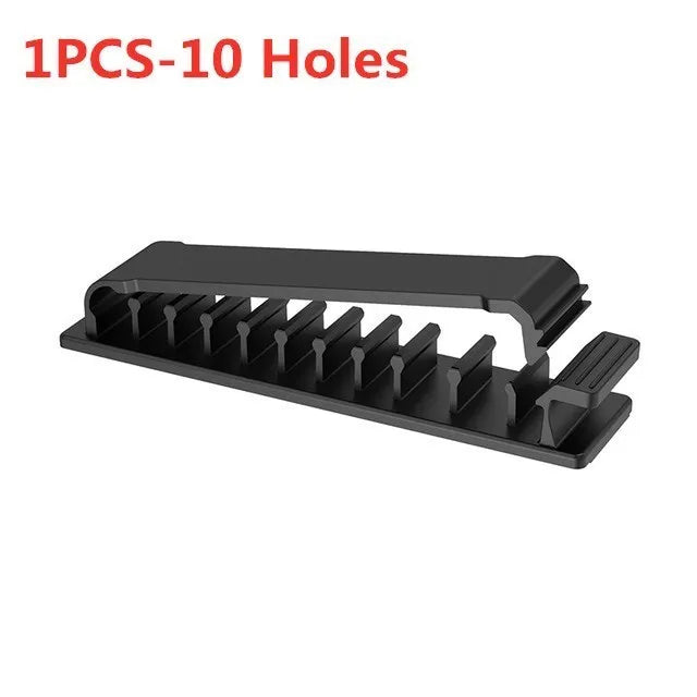 Kabel-Organizer, Kabelmanagement, Drahthalter, flexibler USB-Kabelaufwickler, ordentliche Silikon-Clips für Maus, Tastatur, Kopfhörer-Schutz