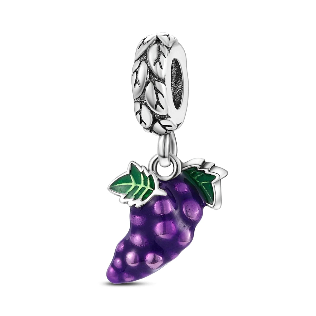 Obst-Charm-Perle aus 925er Silber, Erdbeere, Kirsche, Avocado-Anhänger, passend für Original-Armbänder, DIY-Modeschmuck