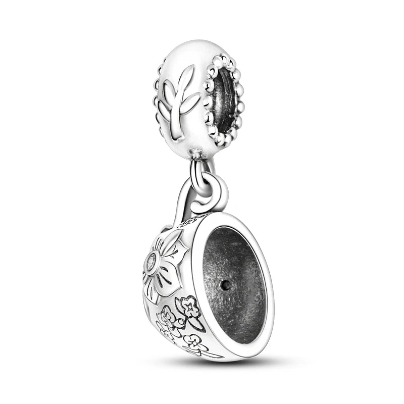 Charms aus 925er-Sterlingsilber, Flugzeug, Reisepass, Elefant, Perlenanhänger, passend für Original-Armbänder, für Frauen, Geburtstag, Modeschmuck, Geschenk