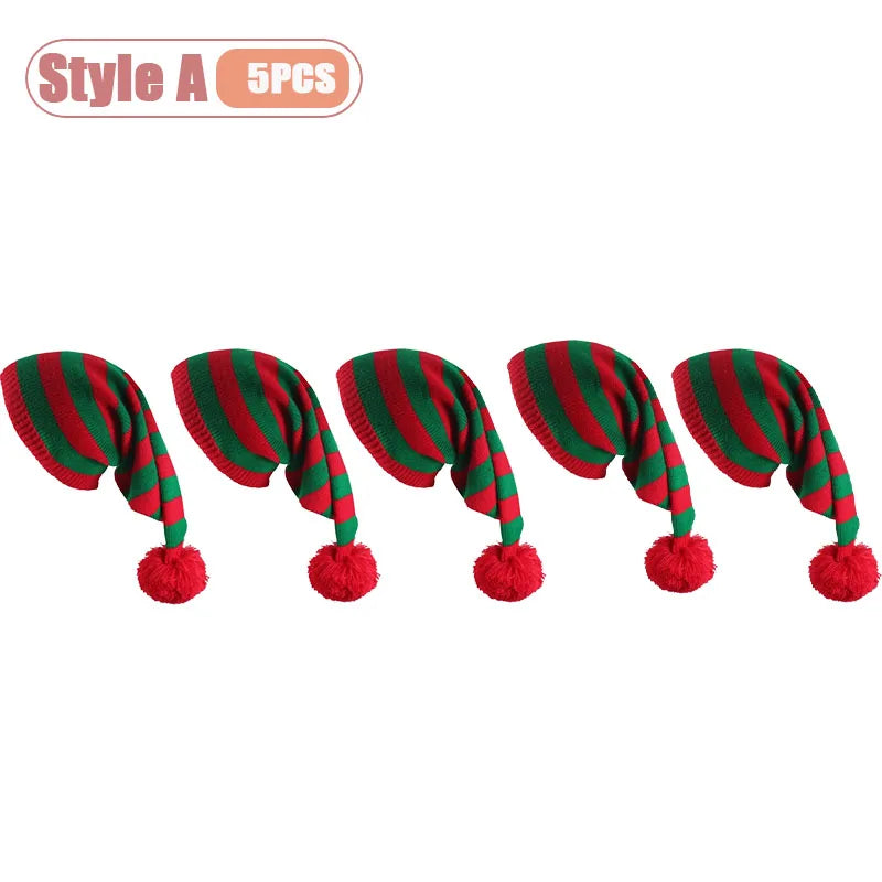 Weihnachtsmütze im Weihnachtsmann-Kostüm-Stil, festliche Mütze für Outdoor-Aktivitäten, Urlaub, Party, Dekoration und Weihnachtsgeschenke für die Familie