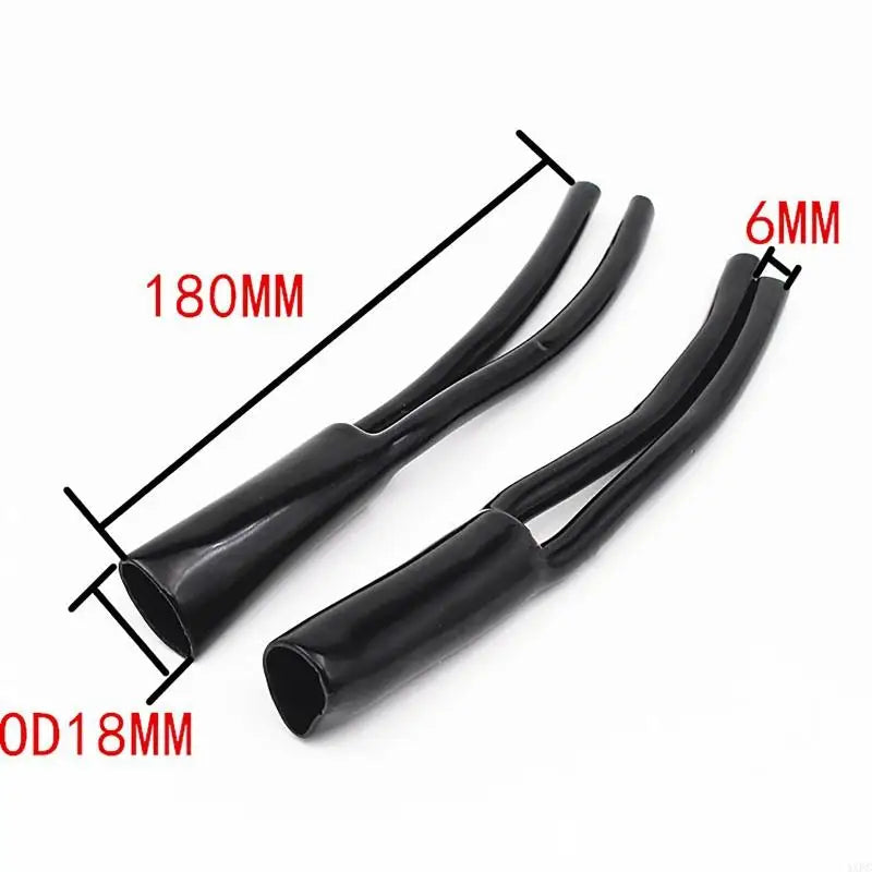 5Pcs Lautsprecher Audio Kabel Draht HiFi Kabel Hosen 5/6/7/9/13/15/18mm Keine Schrumpf PVC Y Splitter Rohr Hülse