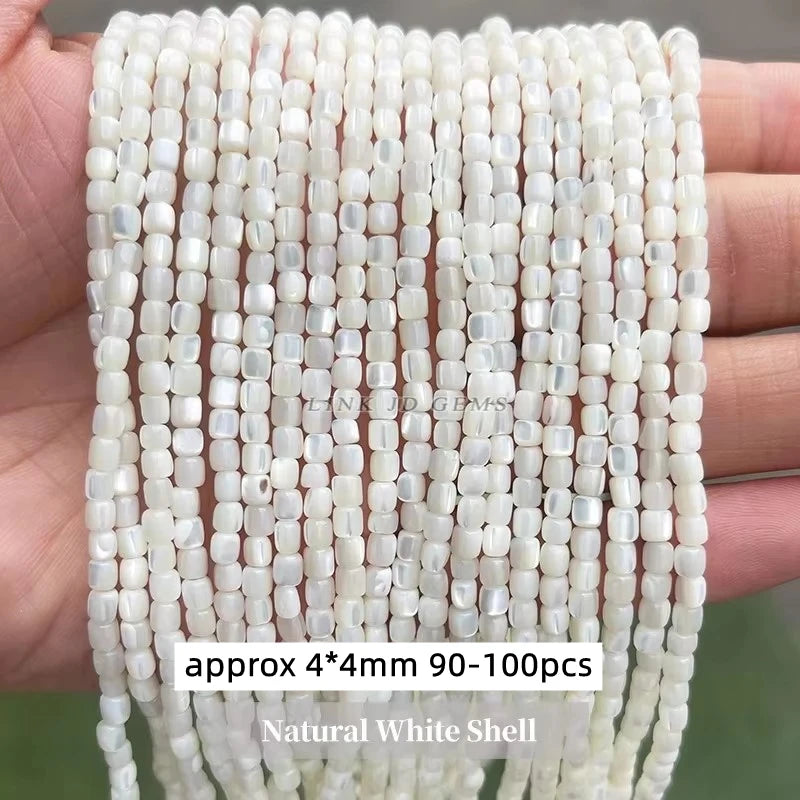 Natürliche Shell Perlen Unregelmäßige Form Glatte Perlen Lose Spacer Perlen Für Schmuck Machen Diy Ohrringe Halskette Zubehör Erkenntnisse