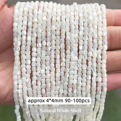 Natürliche Shell Perlen Unregelmäßige Form Glatte Perlen Lose Spacer Perlen Für Schmuck Machen Diy Ohrringe Halskette Zubehör Erkenntnisse