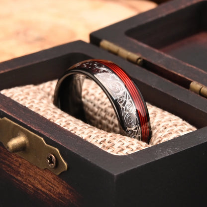 Schwarzer 8 mm Wolframcarbid-Ring für Herren, Ringe, Bague Homme, Pareja de Sundae, Modeschmuck, Eheringe, Verlobungsringe