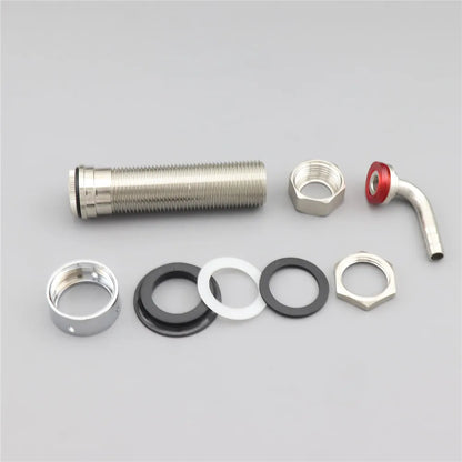 Chrom Poliert UNS Typ Fassbier Wasserhahn mit 92,5mm Lange Schaft Combo Kit Kegerator Tap Hause brauen Bar Wein werkzeuge