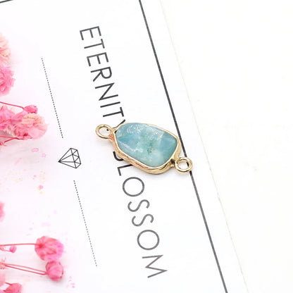 Multishape Natürliche Amazonites Anhänger Charms Natürliche Blaue Stein Stecker für Die DIY Jewerly Halskette Armband Zubehör