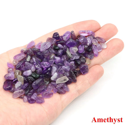 Natürliche Steine Kies Kristalle Chip Quarz Erz Mineralien Reiki Heilung Trommelachate Probe Aquarium Home Dekoration