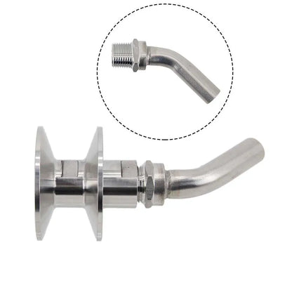 2-Zoll-Tri-Clamp x 1/2" BSP (NPT) Adapter Edelstahl 304 Homebrew Clover Fitting, Brewer Hardware