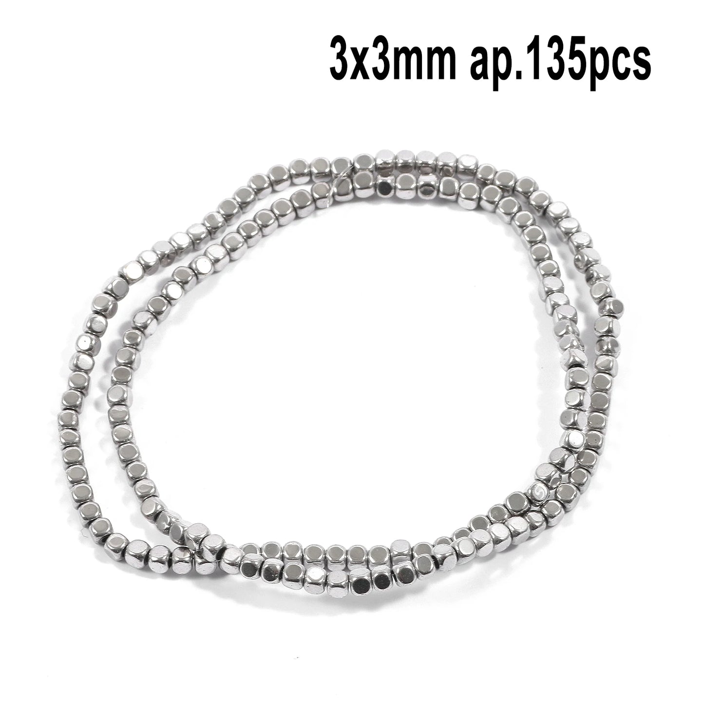 Großhandel AAA Rhodium Hämatit Perlen Charms Herz Stern Rohr Facettierte Runde Unregelmäßige Geometrische Form Perlen Für Schmuck Machen