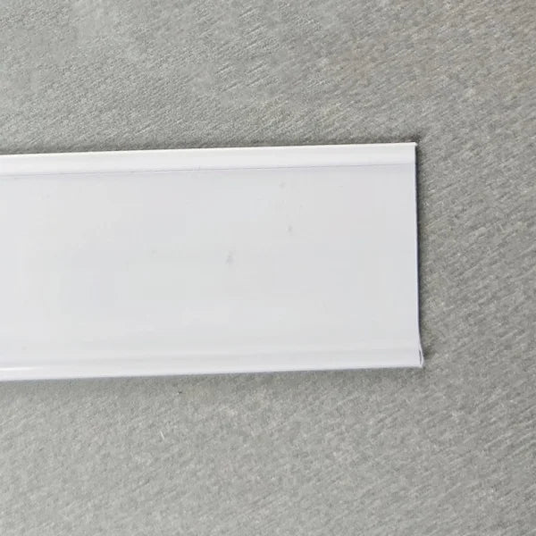 H4cm Lange Kunststoff-PVC-Regal-Datenstreifen, Preiskartenhalter, Klebeband, Warenbeschriftungsschild, Etikettenanzeige, 1 Packung