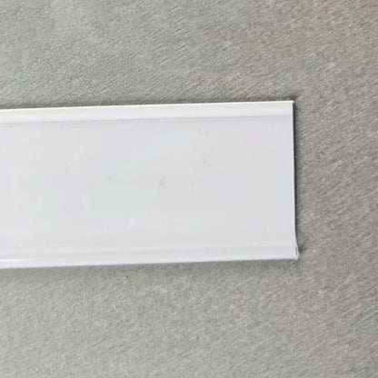 H4cm Lange Kunststoff-PVC-Regal-Datenstreifen, Preiskartenhalter, Klebeband, Warenbeschriftungsschild, Etikettenanzeige, 1 Packung