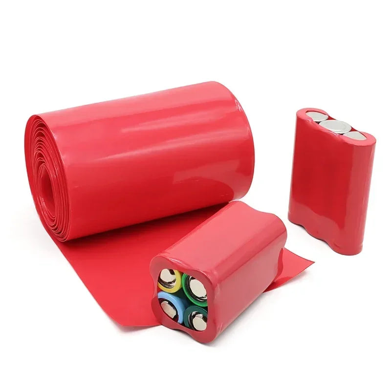 2m 103 PVC-Schrumpf schlauch breite 17mm ~ mm Batterie verpackungen Packung isolierte Lithiumgehäuse-Kabelhülsen-Schrumpf folien verpackung