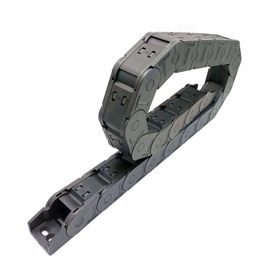 JFLO 25-Serie, 1 Meter Schleppkette, Drahtträger, Kabelhalter, Kanal geschlossen, beidseitig offen, CNC-Übertragungsteile, Schleppleine