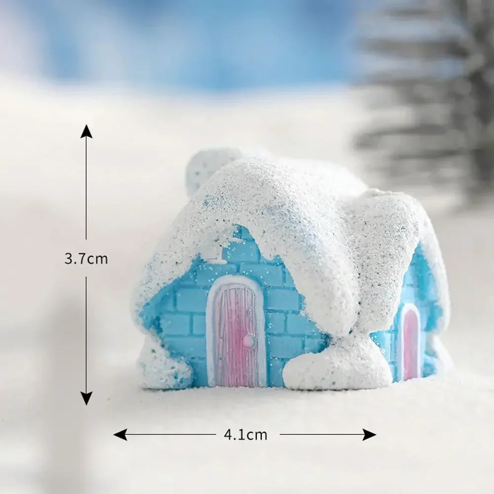 Figuren Miniatur Niedlicher Schneemann Hase Weihnachtskaninchen Mikrolandschaft Ornament Schreibtischzubehör Feengarten Heimdekoration