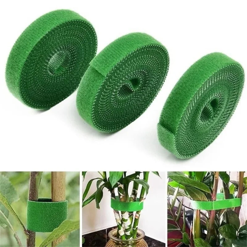 1/2/5 Rollen 10 m grüne Gartenschnur Pflanzenbinder Nylon Pflanzenverband Garten Hakenschlaufe Bambusrohr Wrap Unterstützung Gartenzubehör