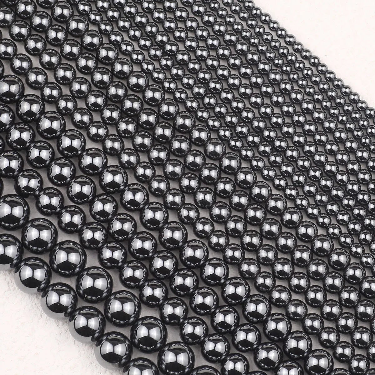 A+ Naturstein, nicht magnetisch, Hämatit, rund, lose Distanzperlen für Schmuckherstellung, DIY-Perlen, Armband, Halskette 2, 3, 4, 6, 8, 10 mm