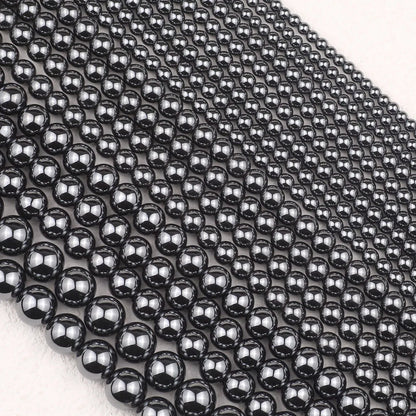 A+ Naturstein, nicht magnetisch, Hämatit, rund, lose Distanzperlen für Schmuckherstellung, DIY-Perlen, Armband, Halskette 2, 3, 4, 6, 8, 10 mm