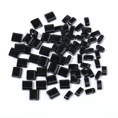 Naturstein Zwei Loch Perlen Doppellöcher Tigerauge Sediment Jaspis Rechteck Perlen für Handarbeit DIY Böhmen Armband Schmuck