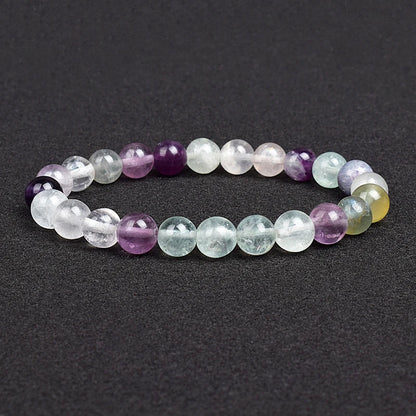 Genuine natural stone bracelet: Apatite, Lapis Lazuli, Agate, Crystal, Tiger's Eye. High-quality gemstone bead bracelet. Men's jewelry bangle.