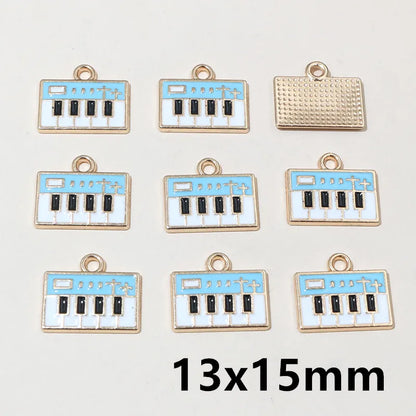 20 Stück Ozean Meeres tiere Krabben Seestern Riff Fisch Klavier Emaille Anhänger Charm Edelstahl DIY Schmuck Making Zubehör