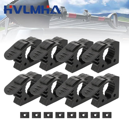 1-8 Stück Gummiklemmen Schnellverschluss-Montageklemmen 30-40mm für Auto Offroad-LKW Anhänger Wohnmobil Boot Zubehör Montagewerkzeuge