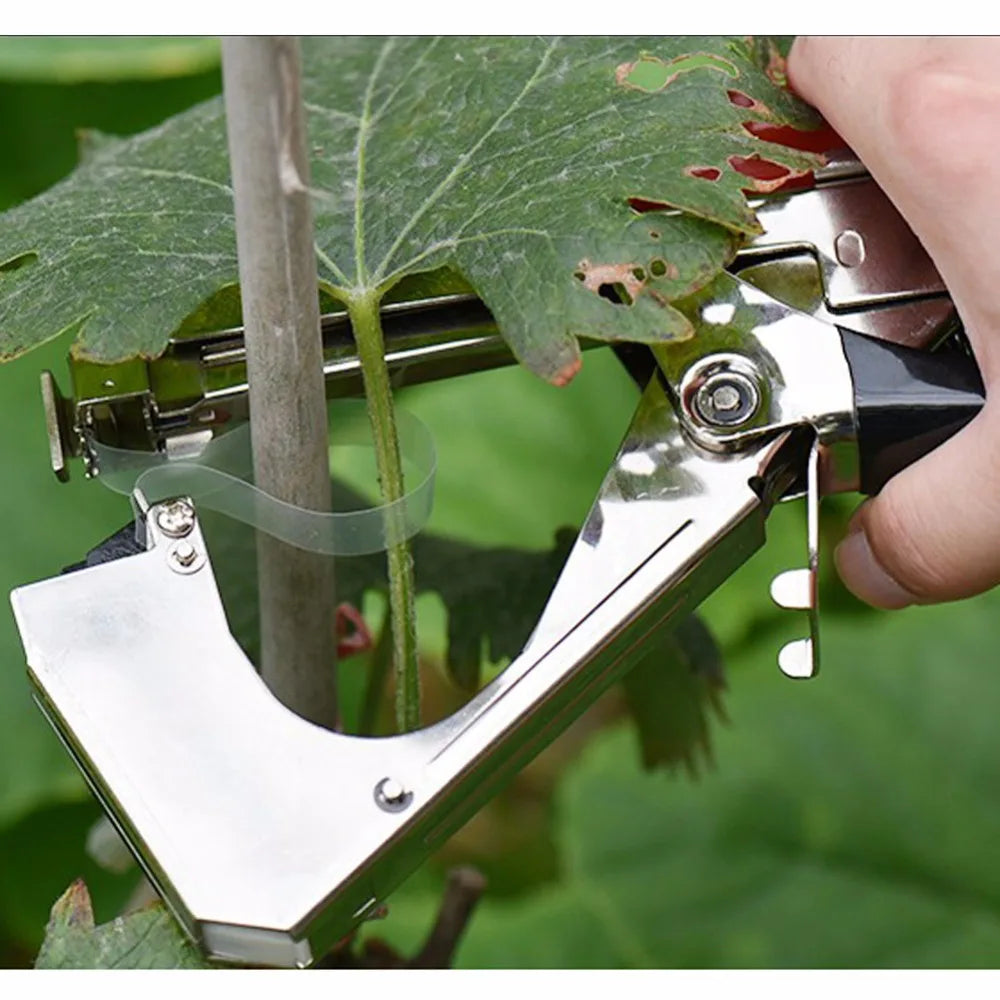 Dr tools Gartengeräte Strumpfband Pflanzen zweig Hand binden Binde maschine Hackfleisch Gemüse Tapener Bänder Hausgarten