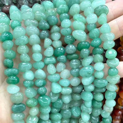 10-12mm Naturstein Rosenquarz Kristall Turmalin Achate Jade lose Abstand halter für Schmuck herstellung DIY Armband Halskette Materialien