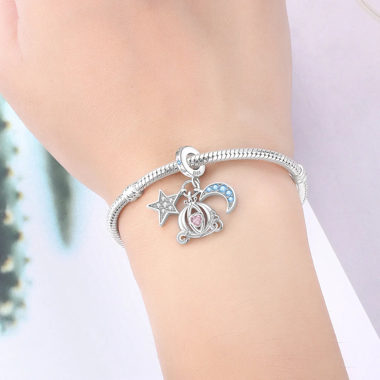 Original S925 Sterling Silber Märchen Der Nussknacker Charms Perlen Fit Armbänder Halskette DIY Party Geschenke Schmuck Zubehör